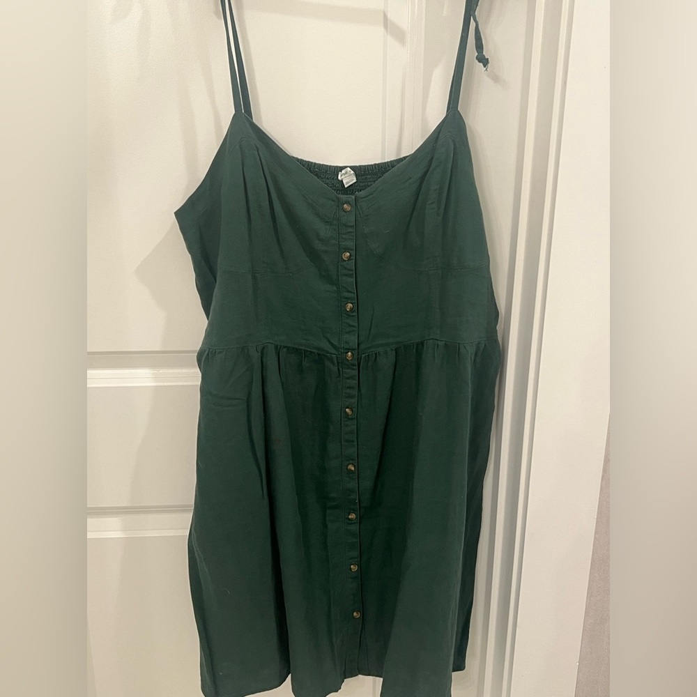 Hunter Green Mini Dress